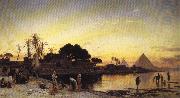 Hermann David Solomon Corrodi On the Nile oil painting picture wholesale